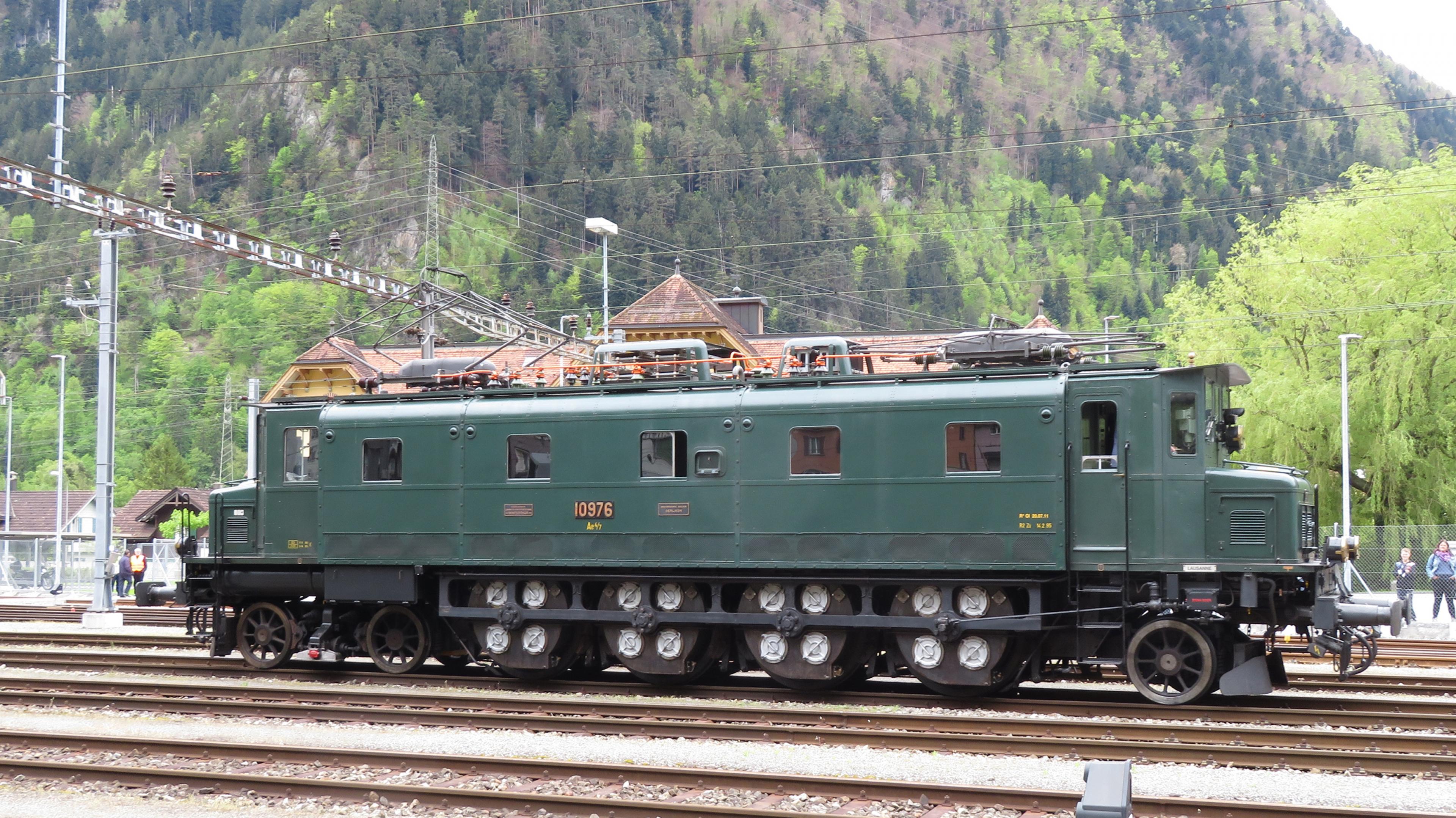 Die Schnellzugslokomotiven Ae 4/7 aus den 1930er-Jahren prägten lange Zeit den Schienenverkehr am Gotthard. 